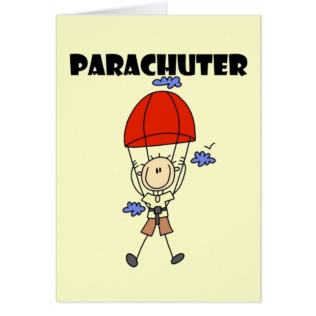 Parachuter Tshirts en cadeaus (Voorkant)
