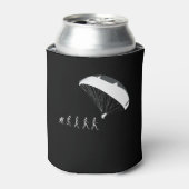 Parachutes die de evolutie aanwakkeren blikjeskoeler (Blikje Voorkant)