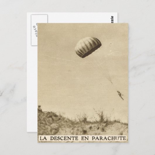 Parachutescent in Somme Briefkaart (Voorkant / Achterkant)