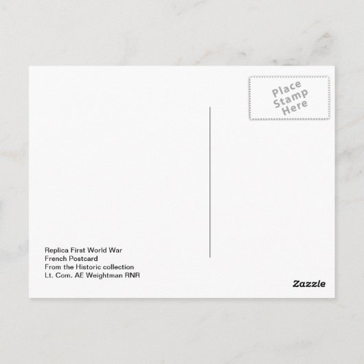 Parachutescent in Somme Briefkaart (Achterkant)