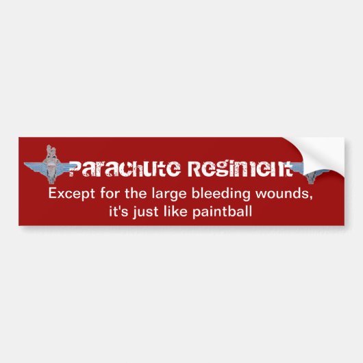 parachuteschema " paintball " sticker (Voorkant)