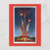  parachuteslag op Coney Island Briefkaart (Voorkant)