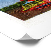 parachuteslag op Coney Island Poster (Hoek)