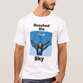 Parachutespringen Bereikte De Hemel Parachutist Ve T-shirt
