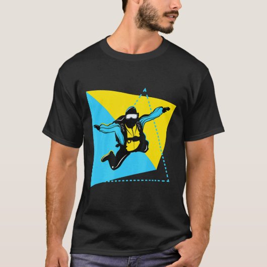 Parachutespringen Grafisch T-shirt (Voorkant)