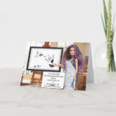 Parachutespringen met de Kerstman. Kaart (Achterkant)