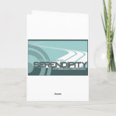 Parachutespringen Santa Feestdagen Kaart (Achterkant)