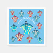 Parachutespringen Servet (Voorkant)