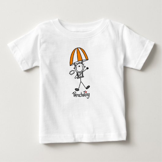 Parachutespringende Stickfiguur (Voorkant)