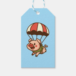 Parachutesprong Cadeaulabel
