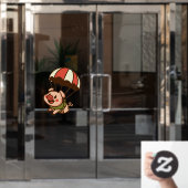 Parachutesprong Raamsticker (Kantoordeur)