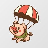 Parachutesprong Raamsticker (Vel)