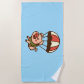 Parachutesprong Strandlaken (Voorkant)