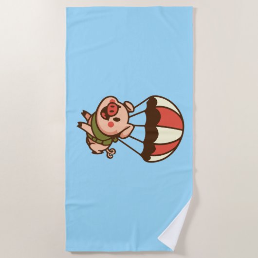 Parachutesprong Strandlaken (Voorkant)