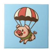 Parachutesprong Tegeltje (Voorkant)