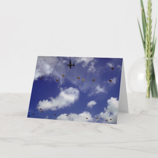 Parachutesprong van Dakotas, Airborne Divisies, A Kaart (Voorkant)