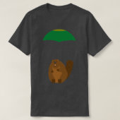 Parachuting Beaver T-shirt (Design voorkant)