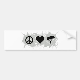 Parachuting Bumpersticker