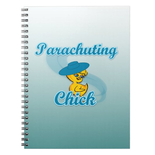 Parachuting Chick #3 Notitieboek (Voorkant)
