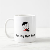 Parachuting Hero Koffiemok (Links)