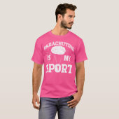Parachuting is mijn sport Skydiving T-shirt (Voorkant volledig)