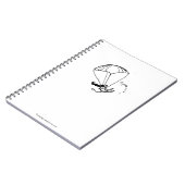 Parachuting Jaguar Artist Notebook! Notitieboek (Linkerzijde)
