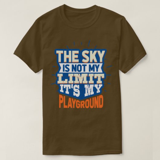 Parachuting met Paragliding T-shirt (Design voorkant)