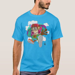 Parachuting Monkey T-shirt