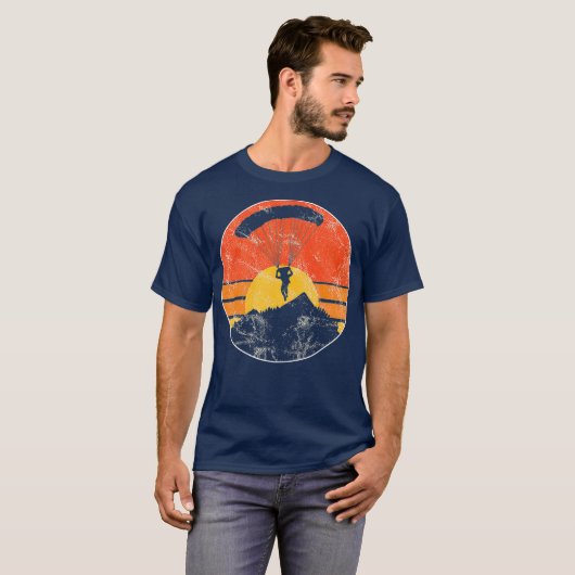 Parachuting  Paragliding Skydiving T-shirt (Voorkant volledig)