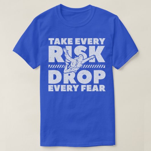 Parachuting Skydiver Airmen Paratrooper Skydiving T-shirt (Design voorkant)