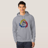Parachuting Tricolor Emblem Hoodie (Voorkant volledig)