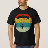 parachutiserretro silhouette 70 s t-shirt (Voorkant)