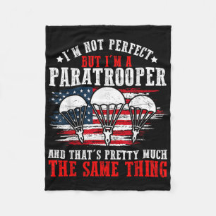 Parachutist Amerikaanse leger veteranen dag soldaa Fleece Deken
