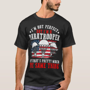Parachutist Amerikaanse leger veteranen dag soldaa T-shirt