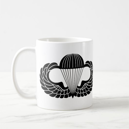 Parachutist badge koffiemok (Links)