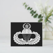 Parachutist badge, Master Briefkaart (Staand voorkant)