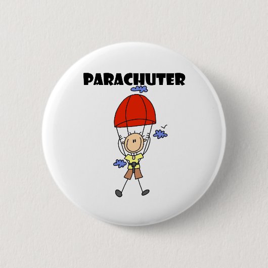 Parachutist Ronde Button 5,7 Cm (Voorkant)