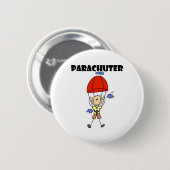 Parachutist Ronde Button 5,7 Cm (Voorkant /achterkant)