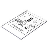 Parachutist Skydiving heeft probleem Notitieboek (Linkerzijde)