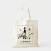 Parachutist Skydiving heeft probleem Tote Bag (Voorkant)