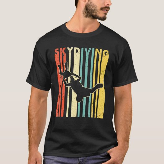 Parachutist Wingsuit parachuting Skydiver S T-shirt (Voorkant)