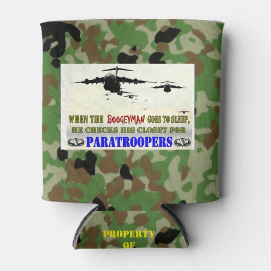 PARACHUTISTEN BLIKJESKOELER (Voorkant)