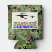 PARACHUTISTEN BLIKJESKOELER (Achterkant)