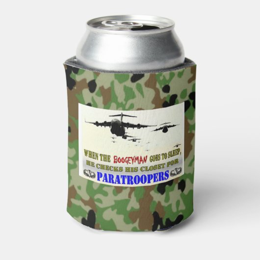 PARACHUTISTEN BLIKJESKOELER (Blikje Achterkant)