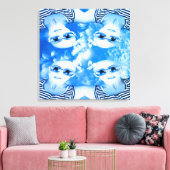 Parachutisten Canvas Afdruk (Insitu (Woonkamer))