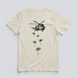 Parachutisten Eenheid Tri-Blend Shirt