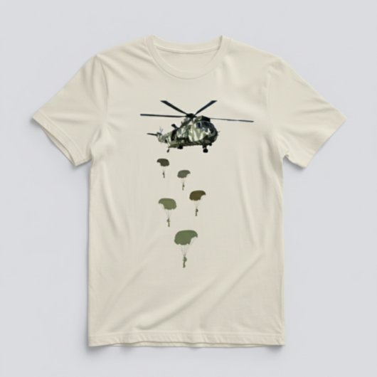 Parachutisten Eenheid Tri-Blend Shirt