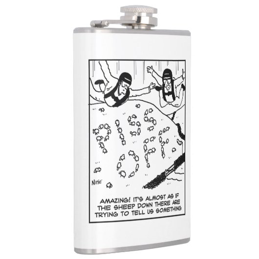 Parachutisten geloven dat Sheep een bericht heeft Heupfles (Rechts)