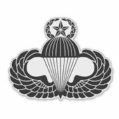 Parachutistenbadge, Master Sticker (Voorkant)