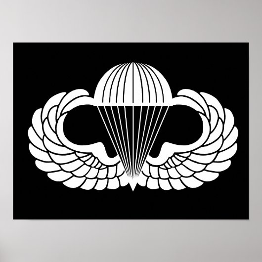 Parachutistenbadge Poster (Voorkant)
